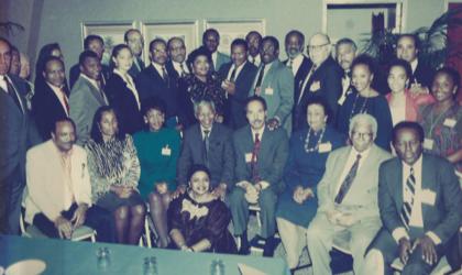 Richmond delegation and Mandela
