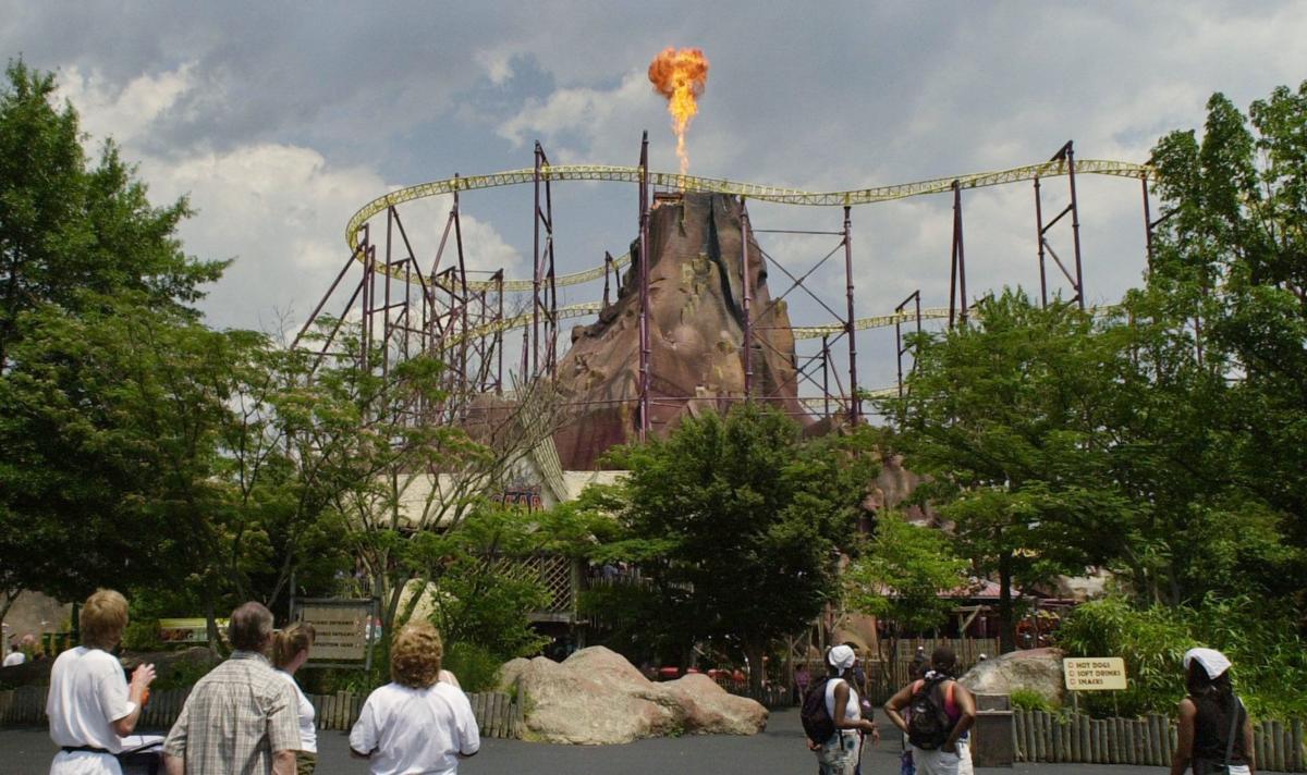 Kings Dominion will remove Volcano The Blast Coaster Entertainment