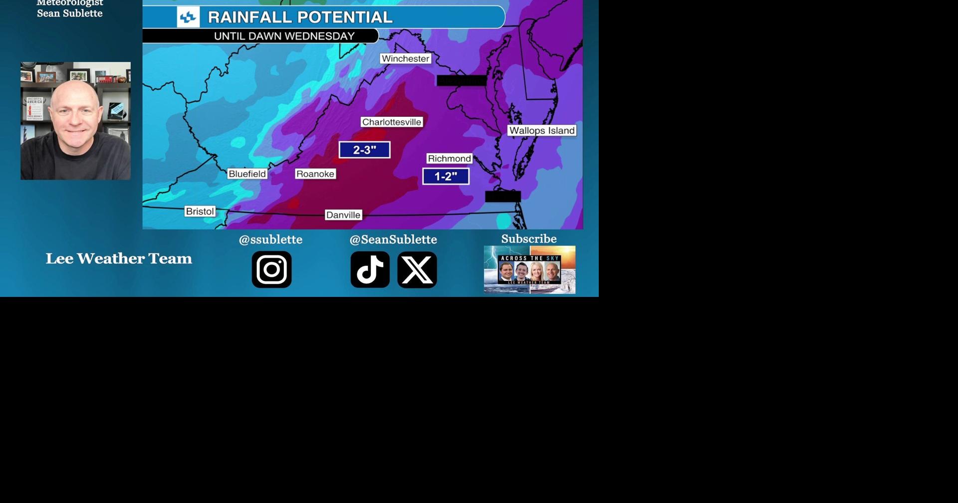 Virginia travel weather for Thanksgiving week Meteorologist Sean