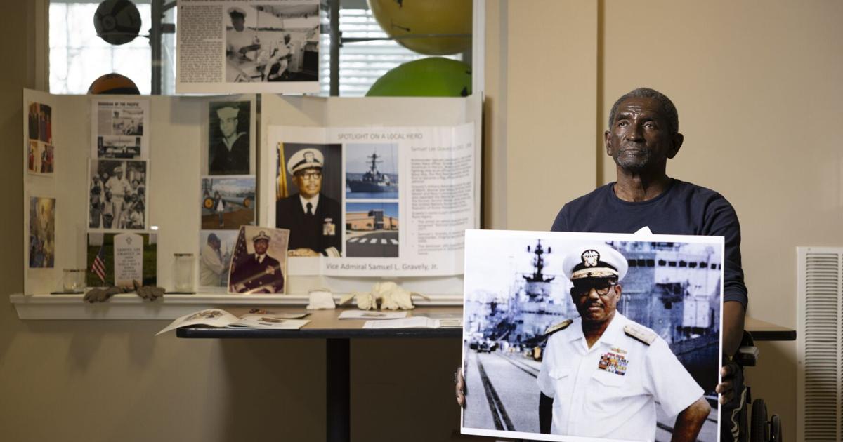 Image for article He was our hero Fulton residents push city to honor decorated admiral