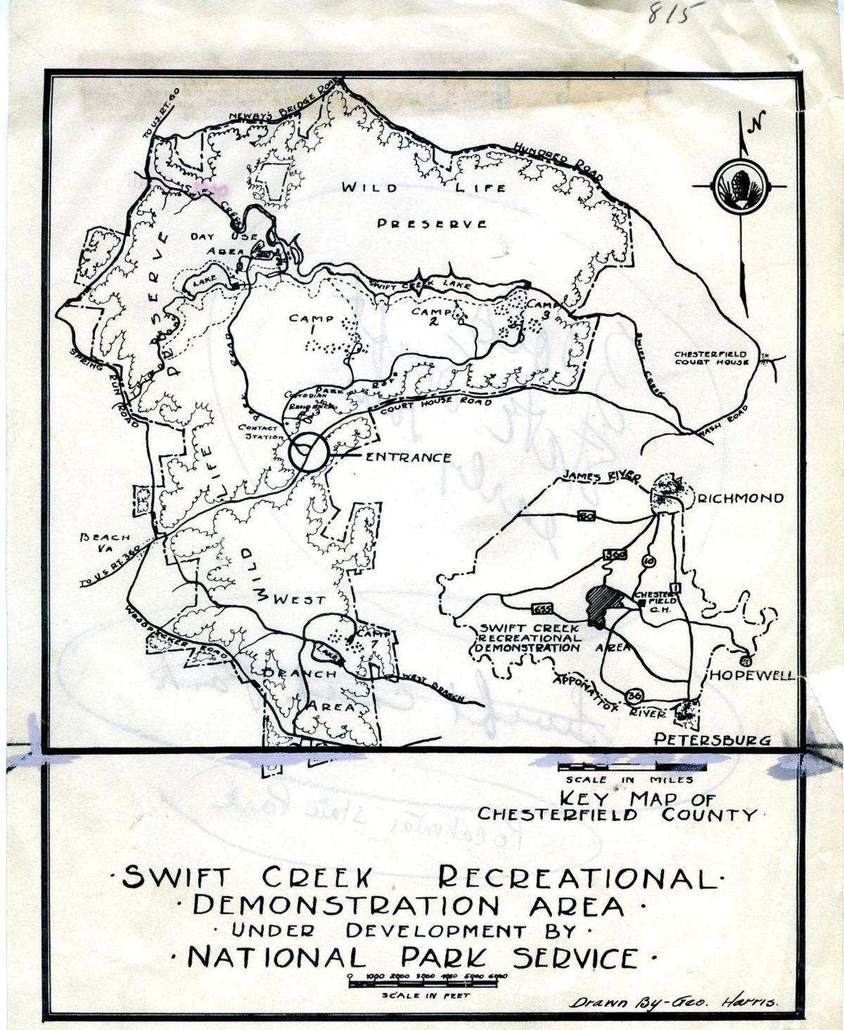 Pocahontas State Park Map