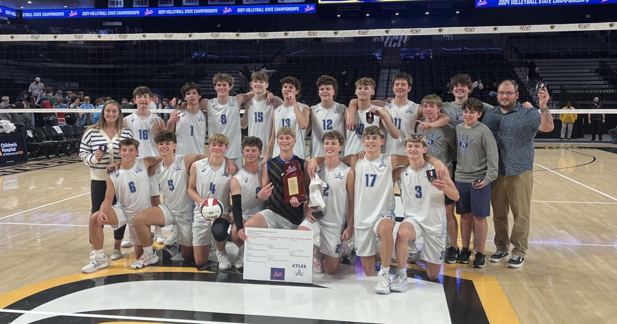 Atlee captures first boys volleyball state title
