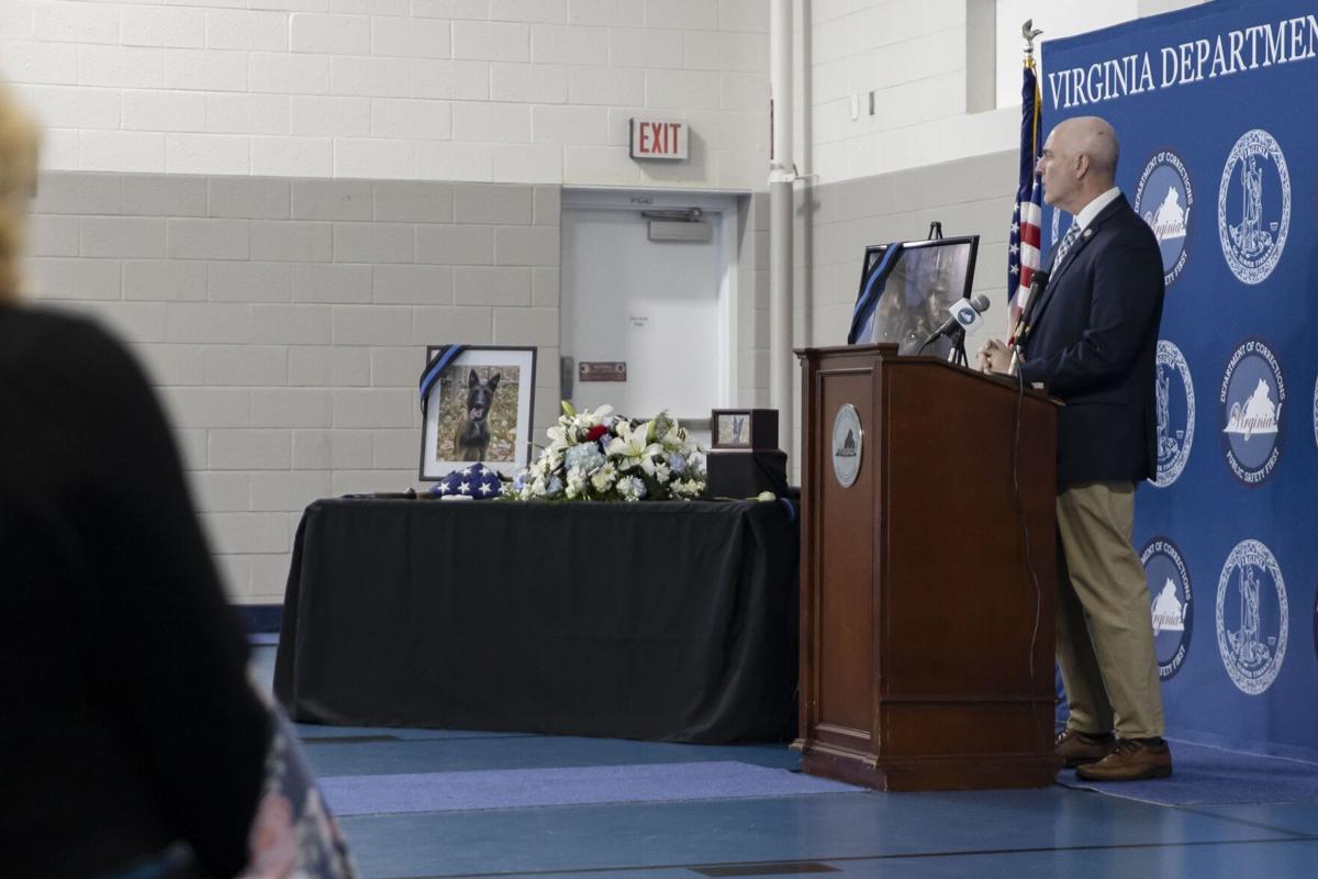 K-9 who died in the line of duty honored at VADOC memorial