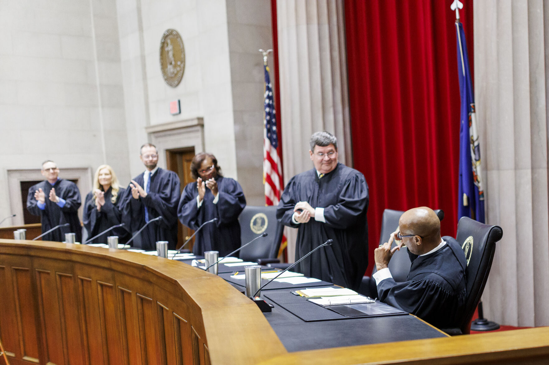 Jay Roth Judge Photos: Justice Junius Fulton joins Virginia Supreme Court