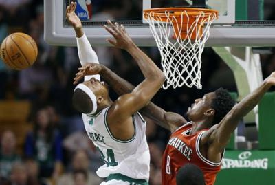Former Vcu Star Sanders Brings Flair To Swatting Shots For Bucks