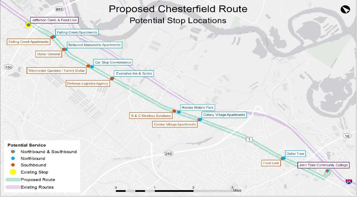 GRTC Planning March 2020 Launch For New Chesterfield Bus Route Plus