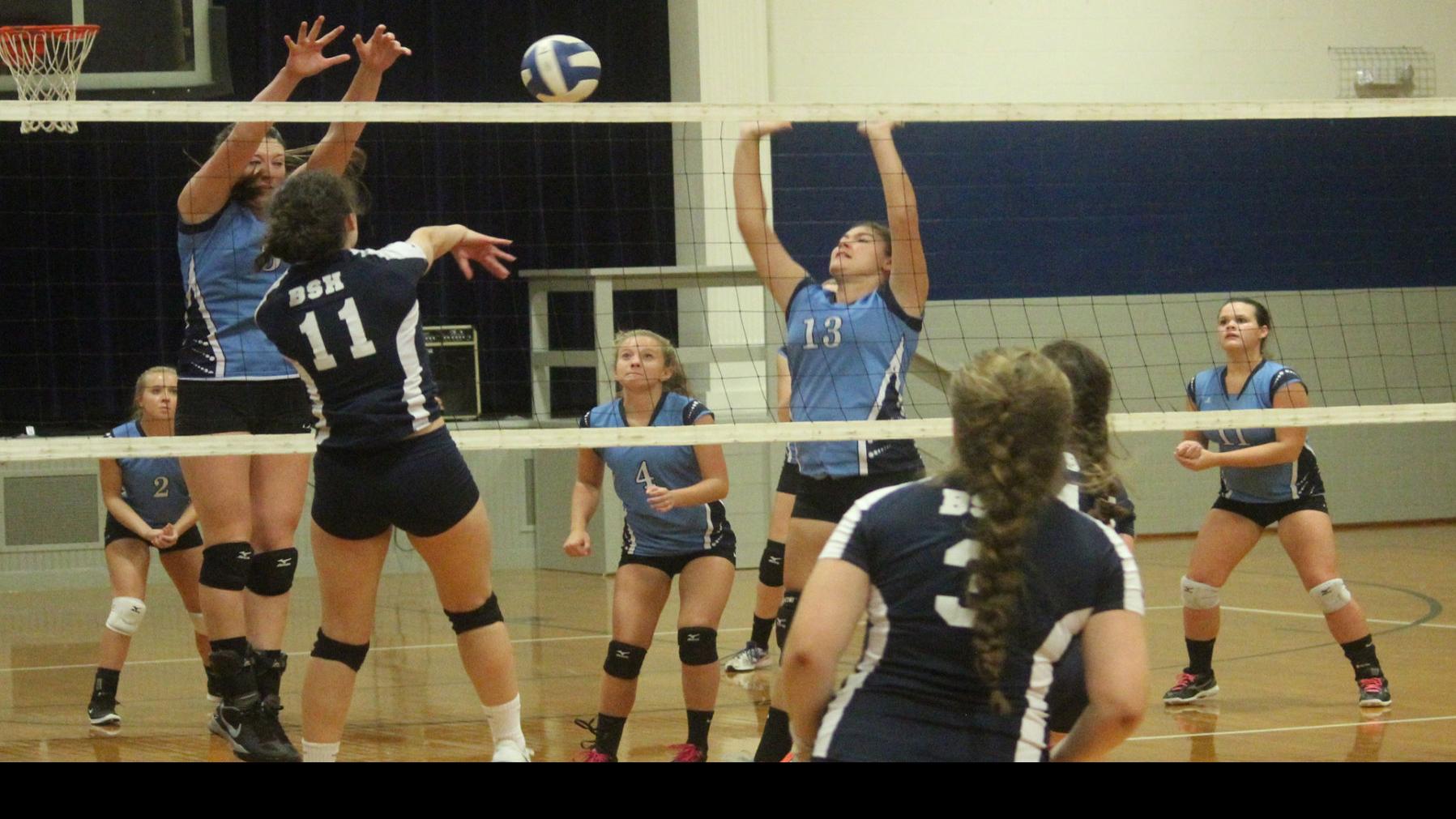 Bsh Volleyball Outlasts Tidewater Academy Powhatan Today Richmond Com