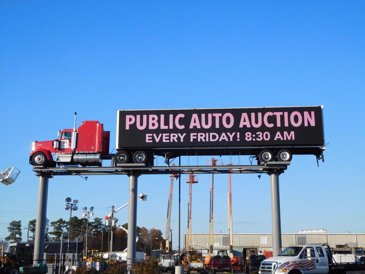 Richmond Auto Auction >> Motley S Tractor Trailer In The Sky Gets Digital Display Local Richmond Auto Auction >> Motley S Tractor Trailer In The Sky Gets Digital Display Local