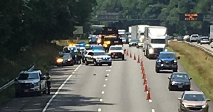 Pedestrian fleeing from Henrico police was struck on I-95