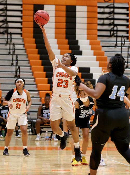 Cosby at Monacan girls game