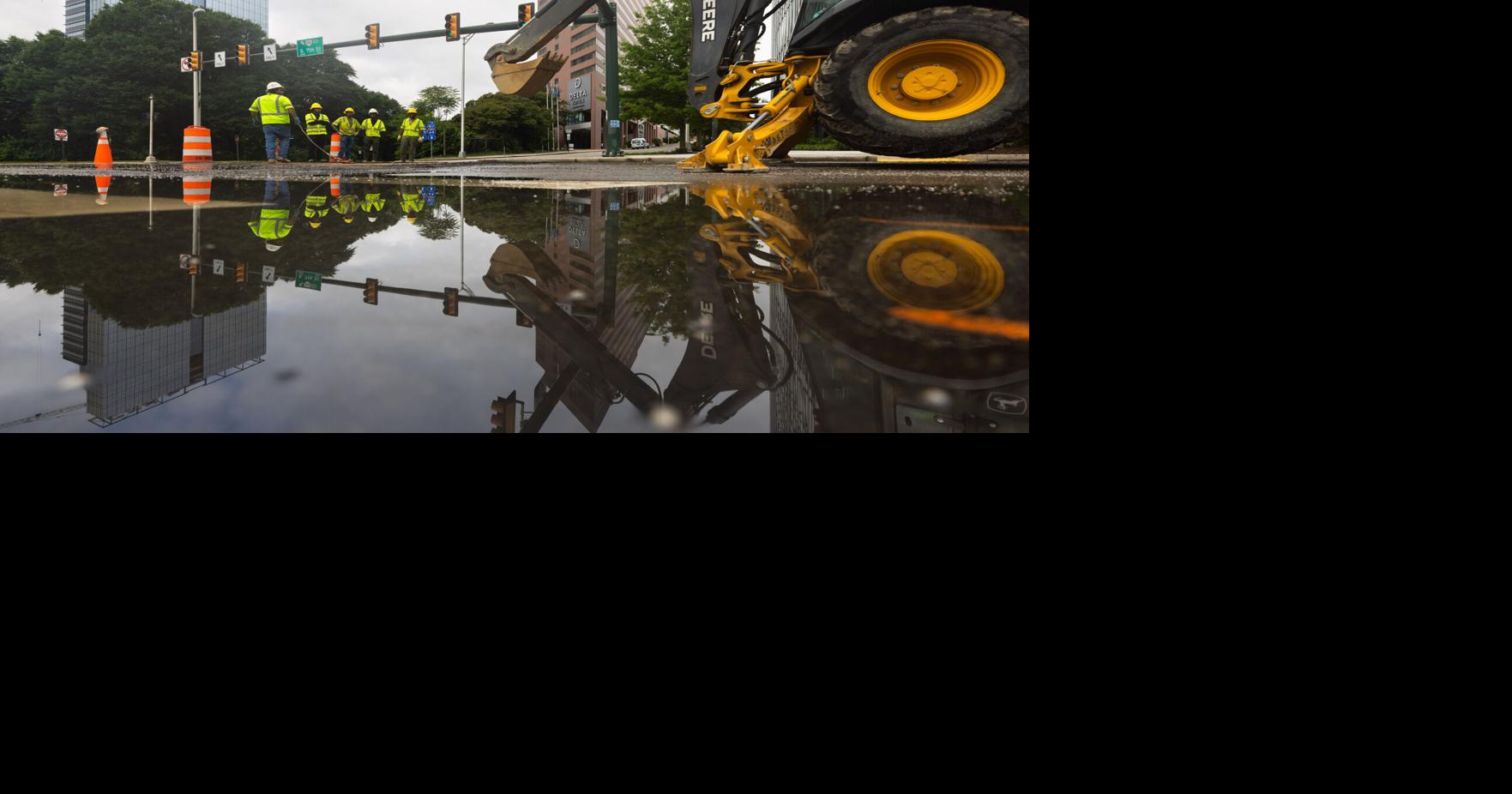 Photos: Water main break in Richmond