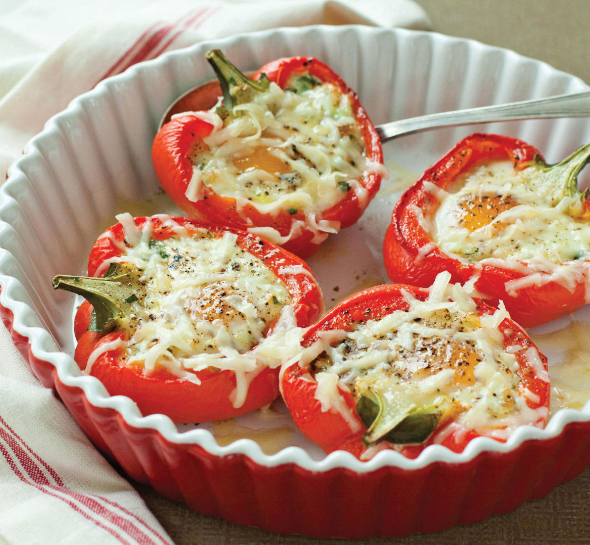 Recipe Red Pepper and Cheddar Egg Cups Recipes