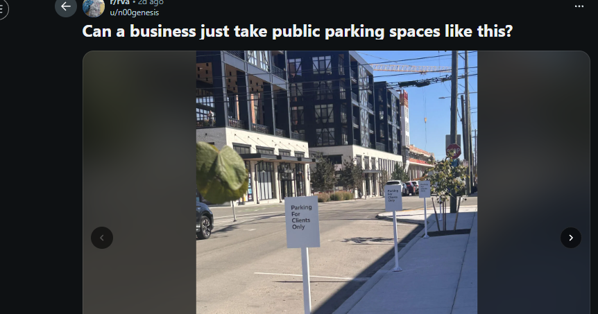 Miscommunication' led to private parking signs on public Richmond street, landlord says