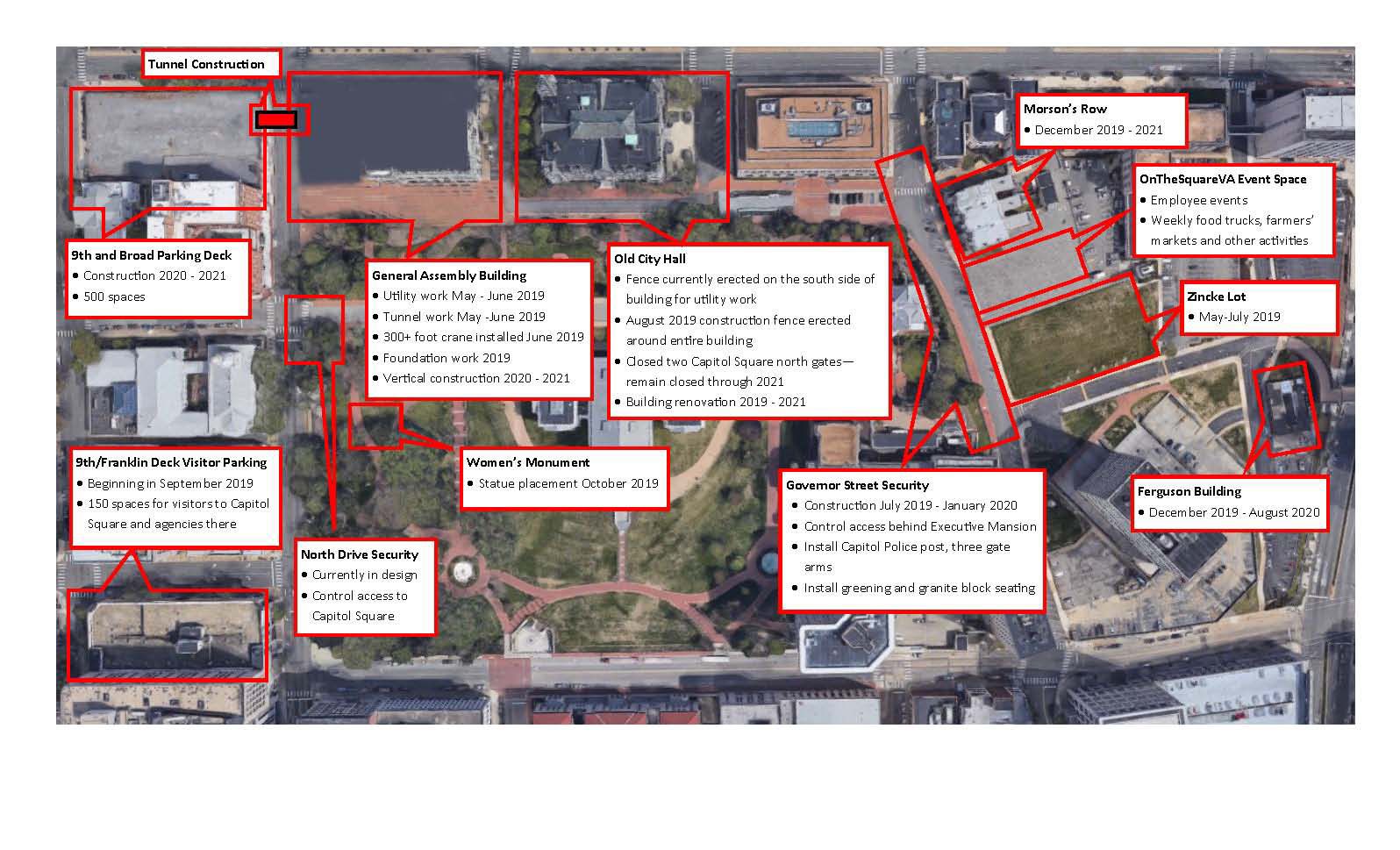 9th Street to close for a month amid flurry of projects on