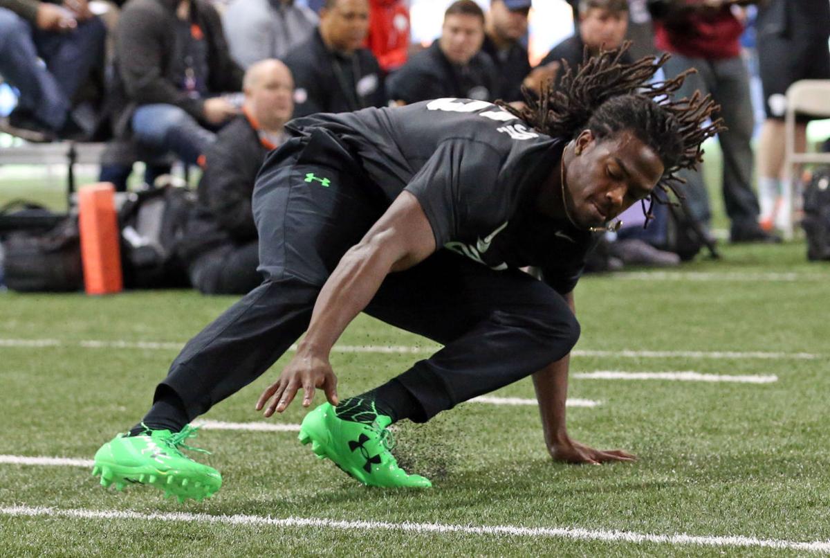 Virginia Football Players Audition For Nfl Scouts At Pro Day