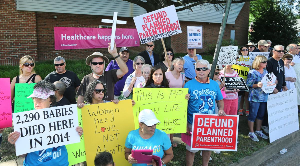 PHOTOS Protest Against Planned Parenthood Richmond Local News