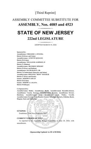 New Jersey surveillance pricing ban