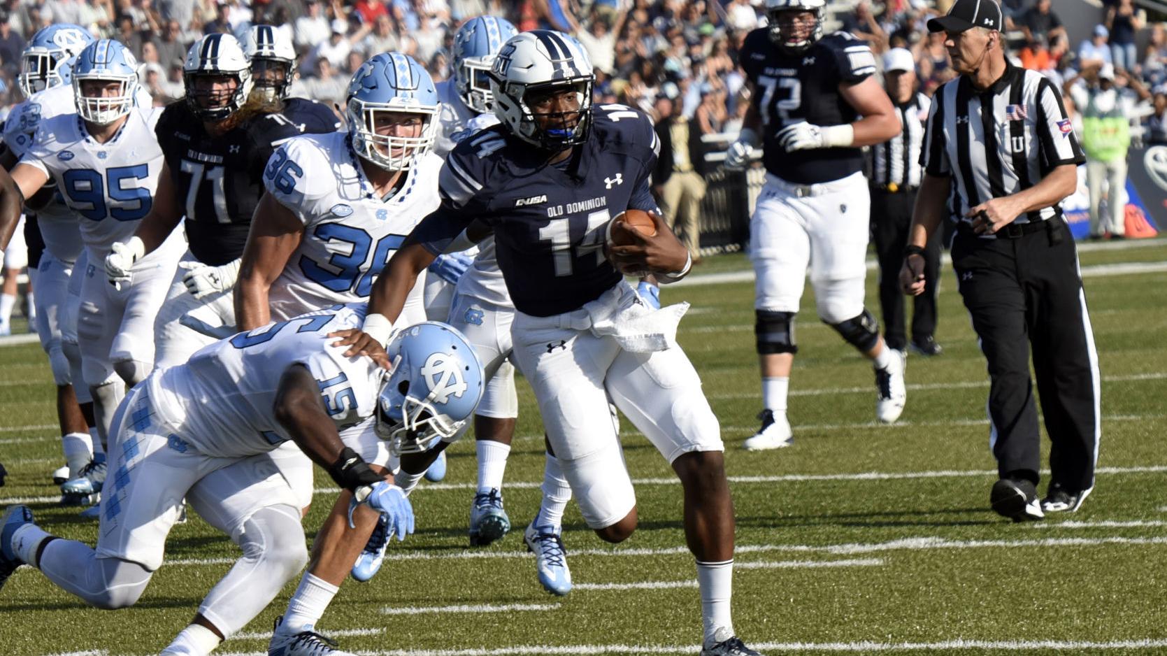 Odu And Its Still Young Qb New Young Rb Host No 13 Virginia Tech