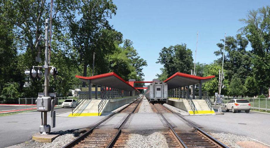Idea for train platform at Randolph-Macon College is ...