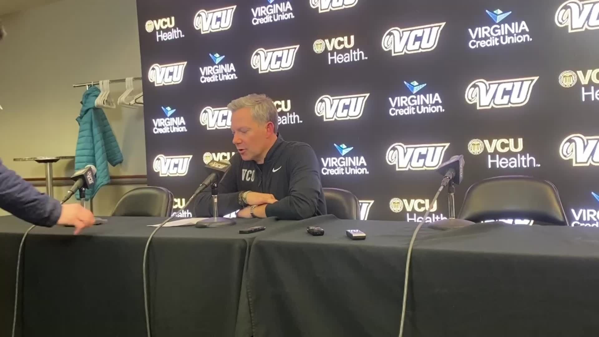 VCU basketball coach Ryan Odom opening statement after 79-76 loss to Dayton