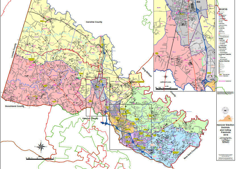 Map Of Hanover County Va Hanover Unveils Proposed Redistricting Maps; Chickahominy Sees The Biggest  Change With Thousands Re-Zoned | Richmond Local News | Richmond.com