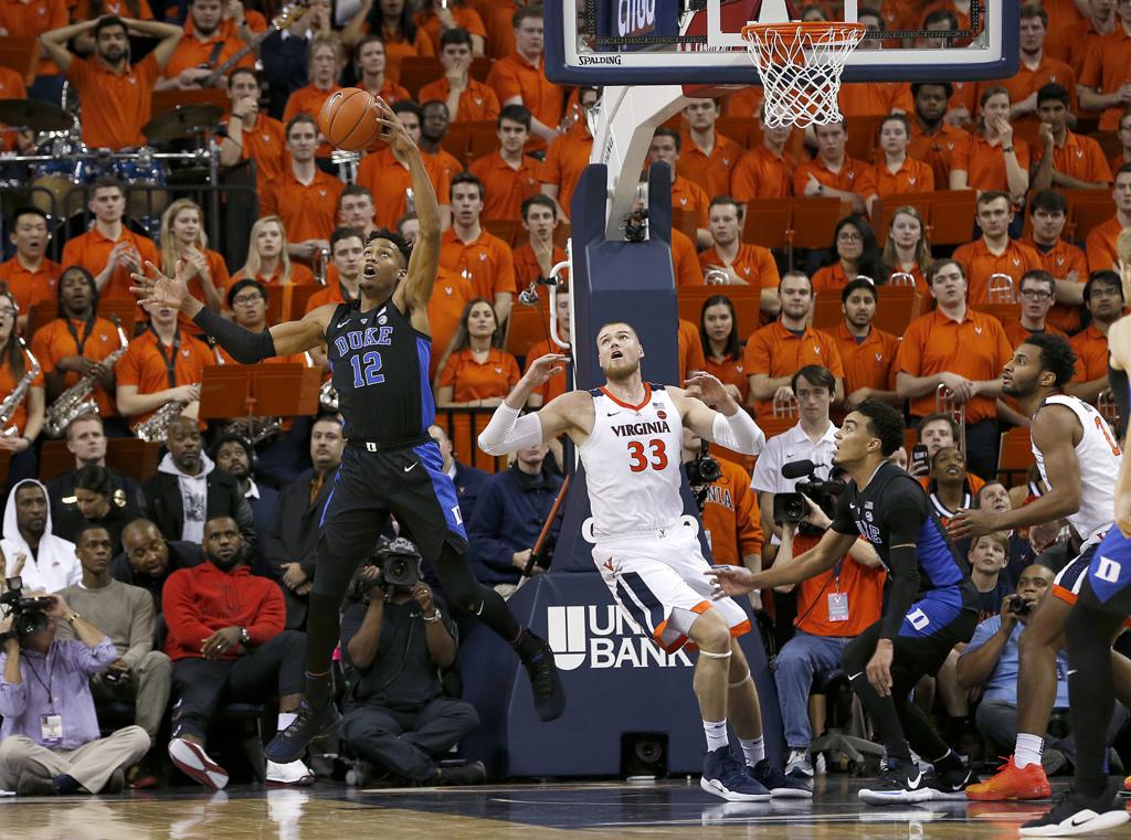 In Front Of Lebron James And Ralph Sampson Duke Knocks Off Uva