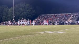 Midlothian QB Gibson Gross takes the ball 43 yards to score in the fourth quarter, giving the Trojans the lead late