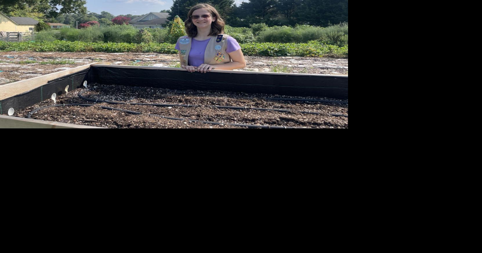 Girl Scout helps community garden flourish for her Gold Award Project