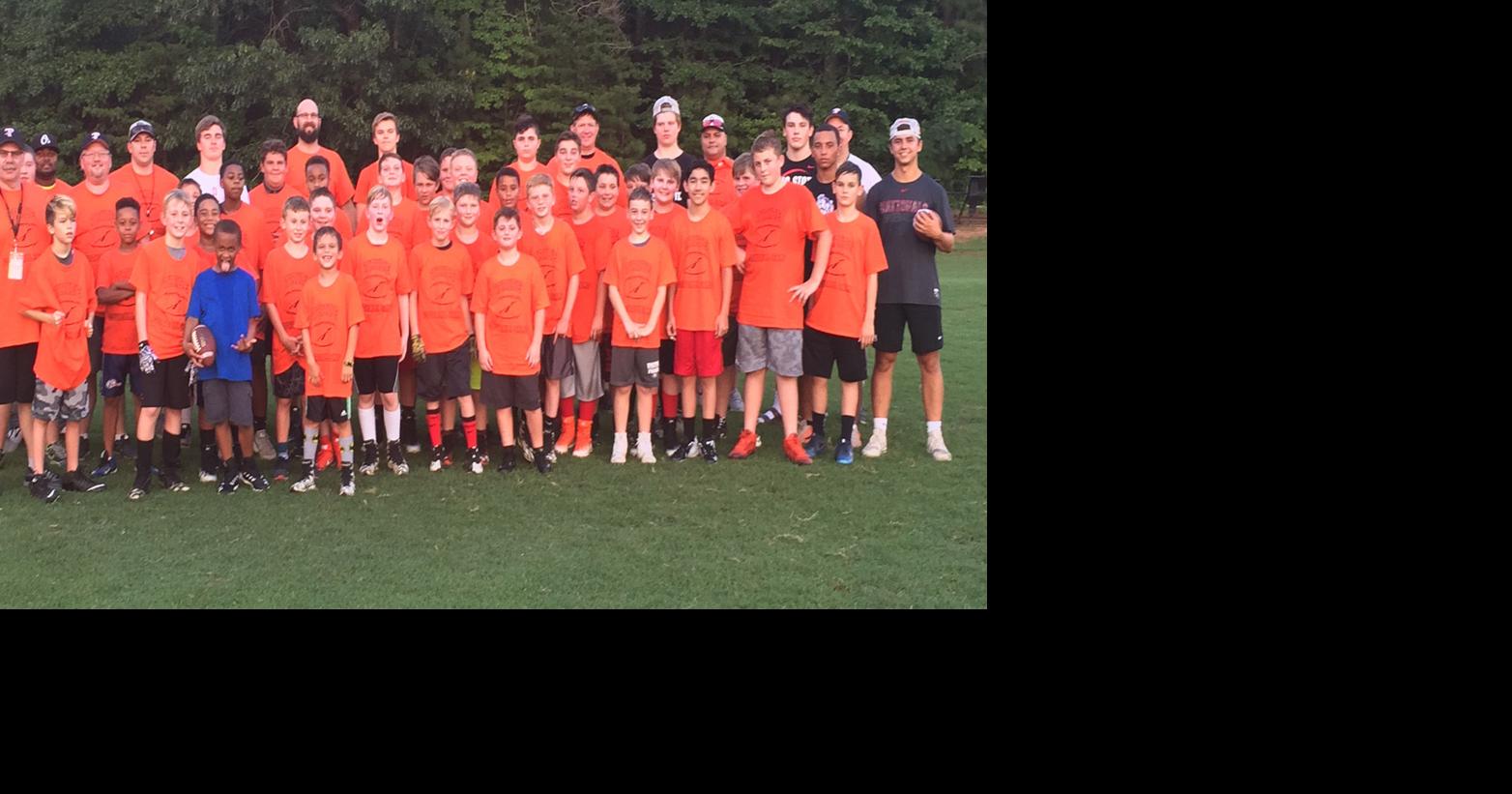 Tribe, Warriors combine for youth football camp