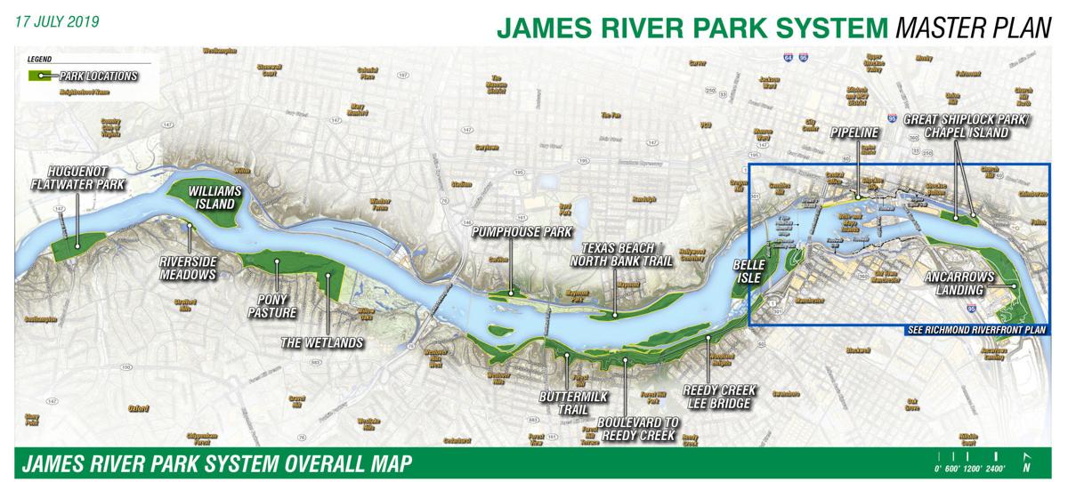 James River Park System unveils master plan, emphasizes park access and