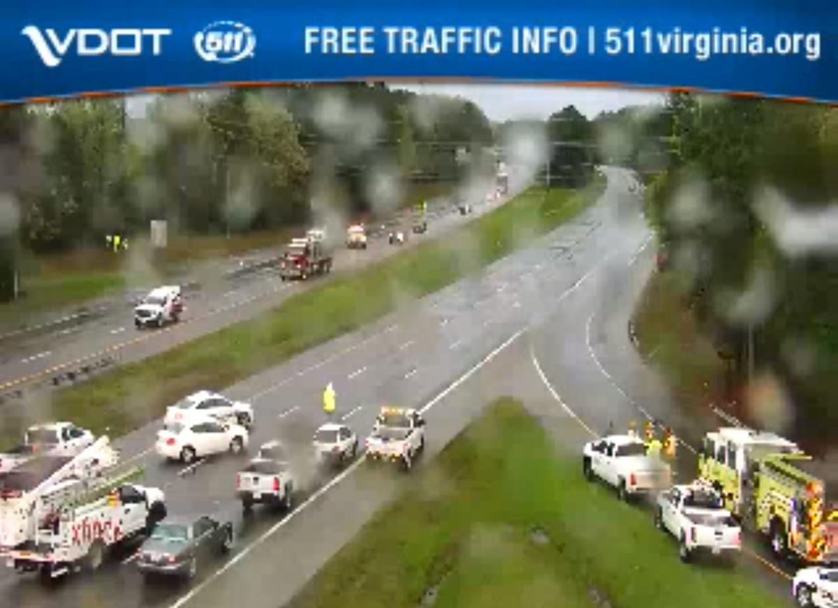 Storms brought scattered power outages and flash flooding to Virginia