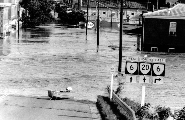Hurricane Agnes aftermath 1972