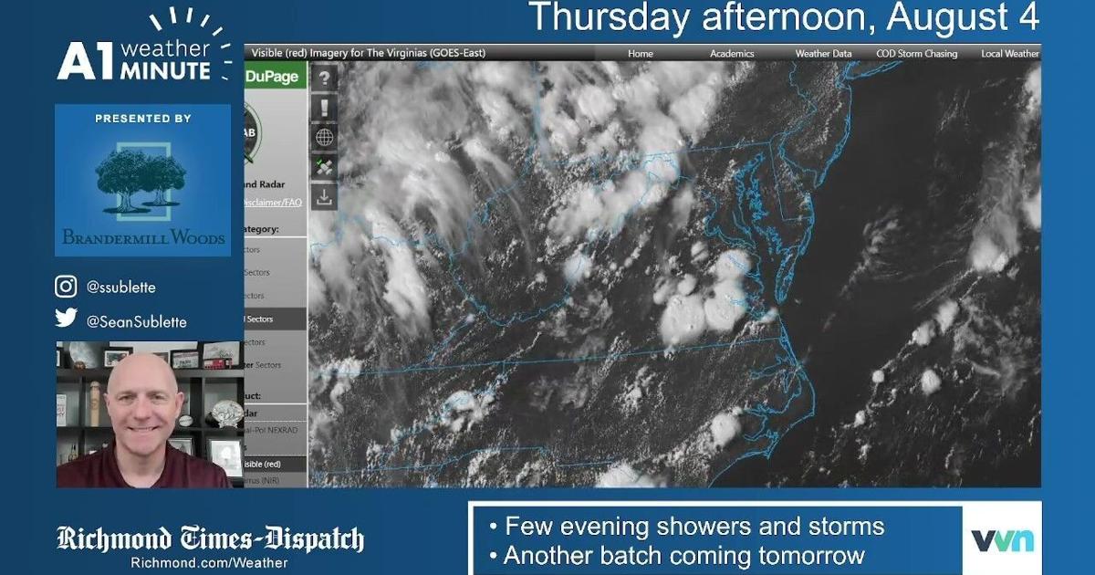 Doldrums Weather Virginia's summer weather doldrums go on and on