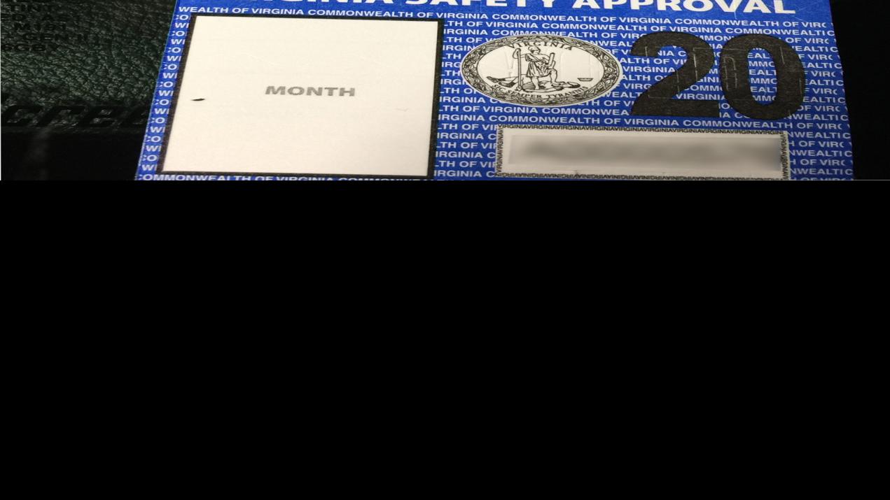 New Virginia Car Inspection Stickers Are Smaller Less Susceptible
