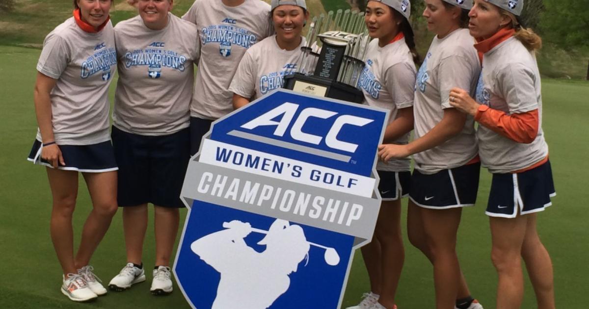 UVa wins first ACC women's golf championship UVa wins first ACC women's golf championship