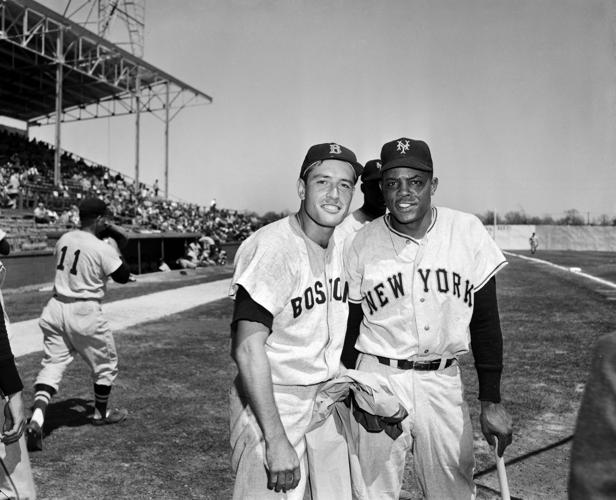 New York Giants Baseball Willie Mays Metal Print by New York Daily News 