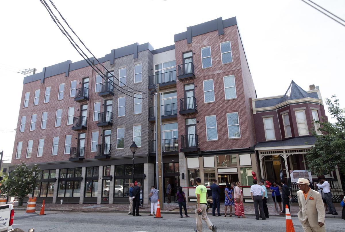 Eggleston Plaza opens in old hotel spot across from Hippodrome in