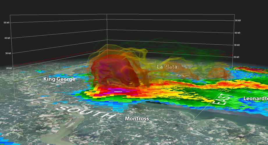Colonial Beach storm didn't spawn a tornado, but intense winds had a