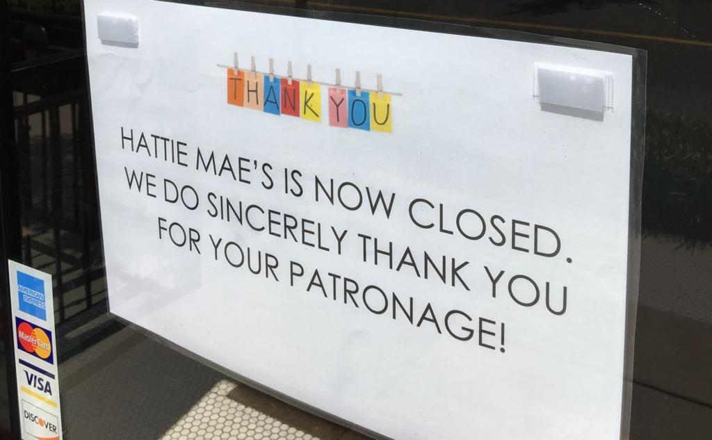 American Tap Room At Willow Lawn Is Closed Hattie Mae S