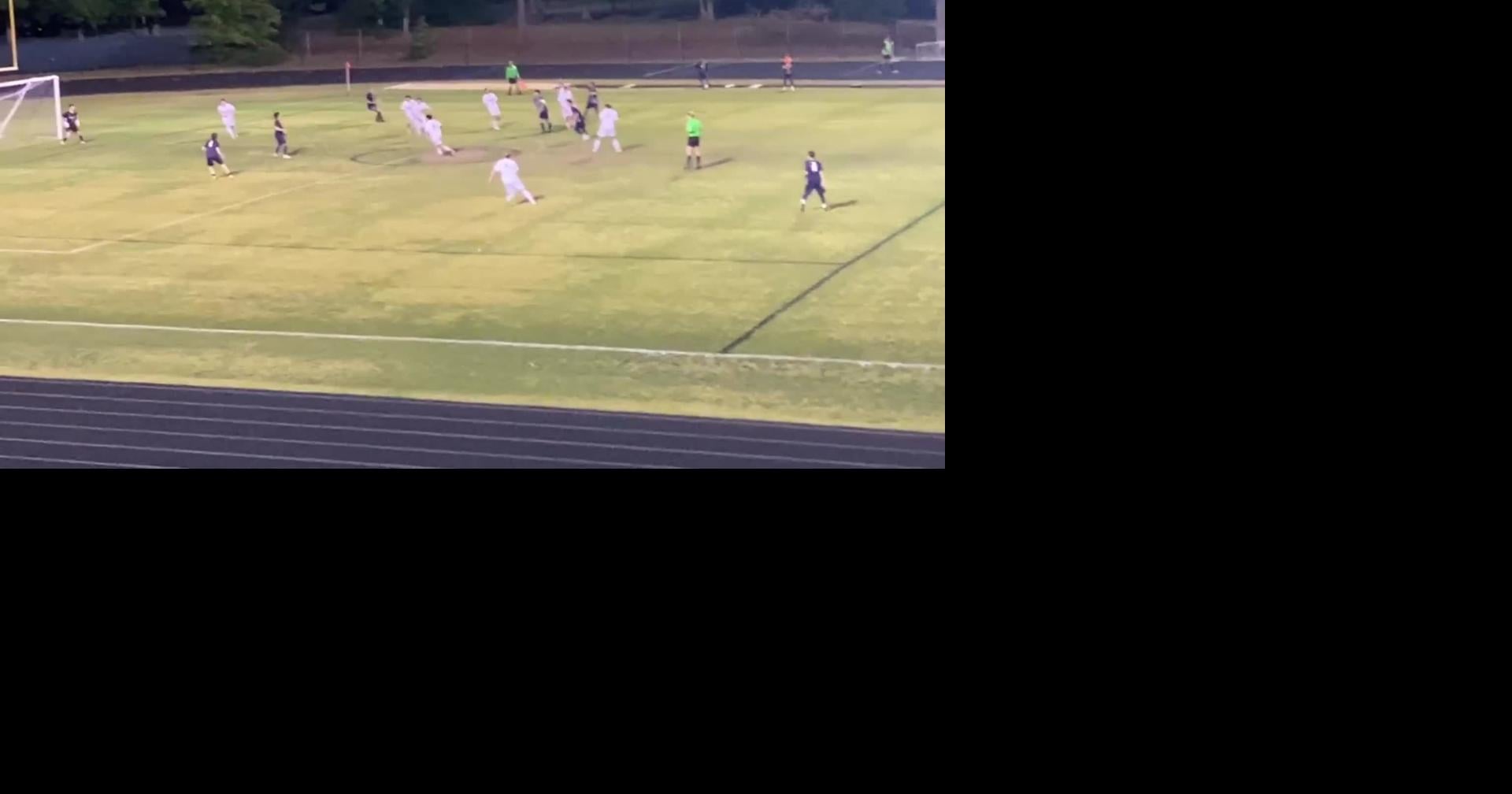 Midlothian boys soccer freshman Timothy Trubin scores fourth goal in Trojans' 6-0 win over Mills Godwin