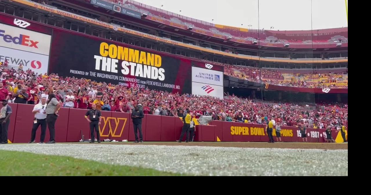 Washington Commanders players introduced for the first time