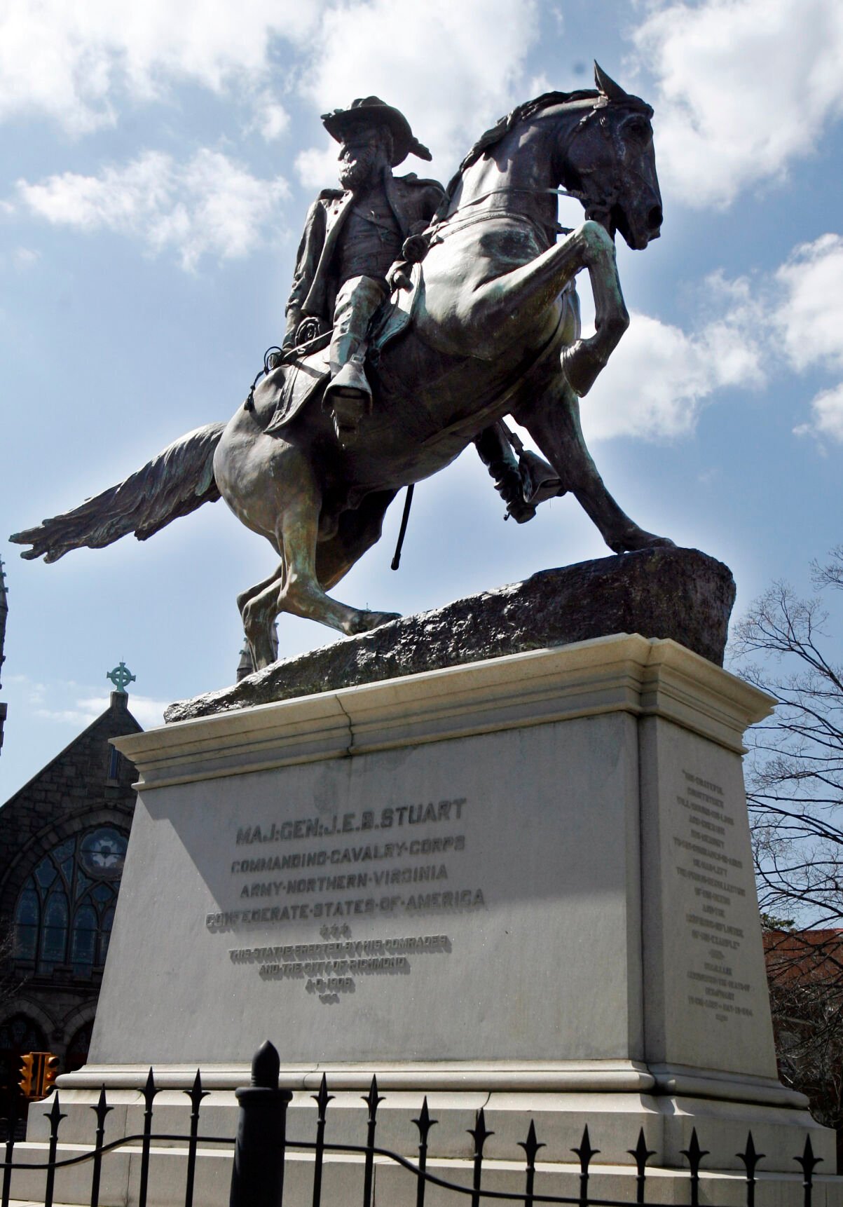 PHOTOS: J.E.B. Stuart Monument, Then And Now