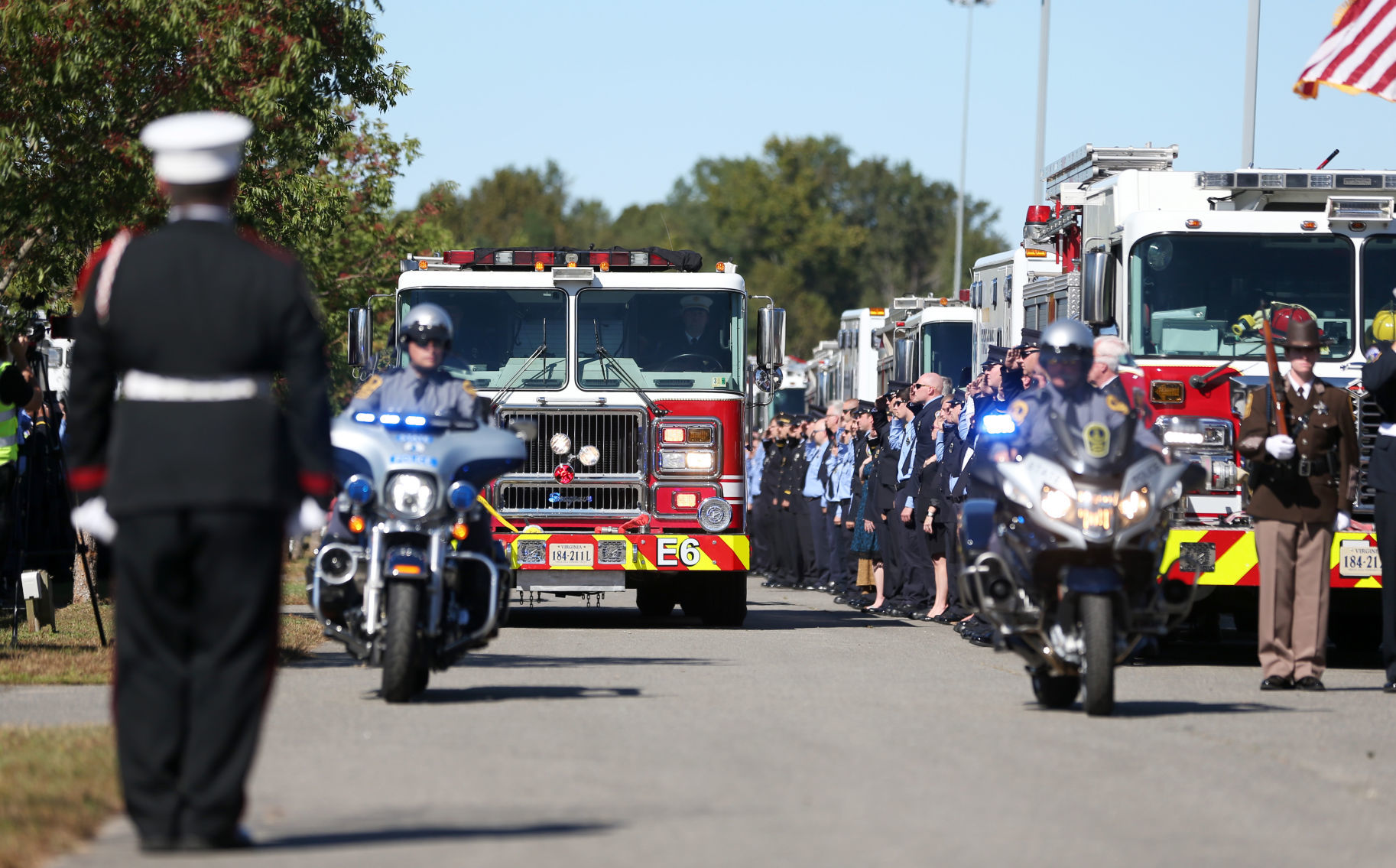 PHOTOS: Memorial Service For Hanover Fire-EMS Lt. Brad Clark