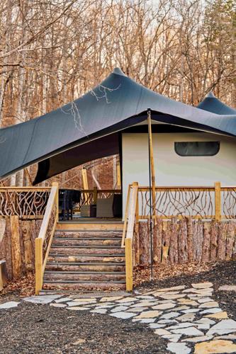 exterior tent Karoo Resort