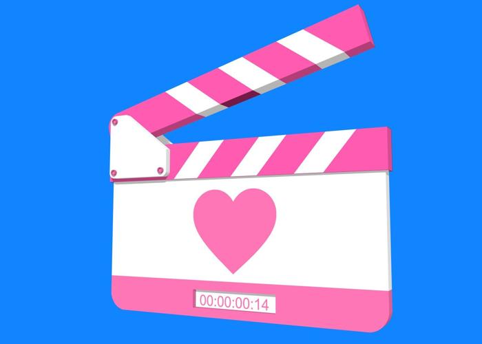 Video -Film Clapper for Story Romance