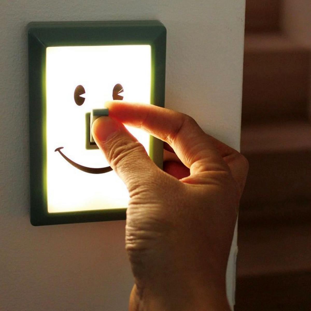 Gear And Gadgets Smile Switch Battery Powered Led Portable