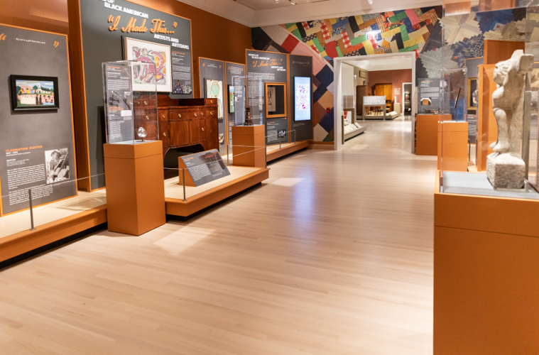 Colonial Williamsburg: museum interior