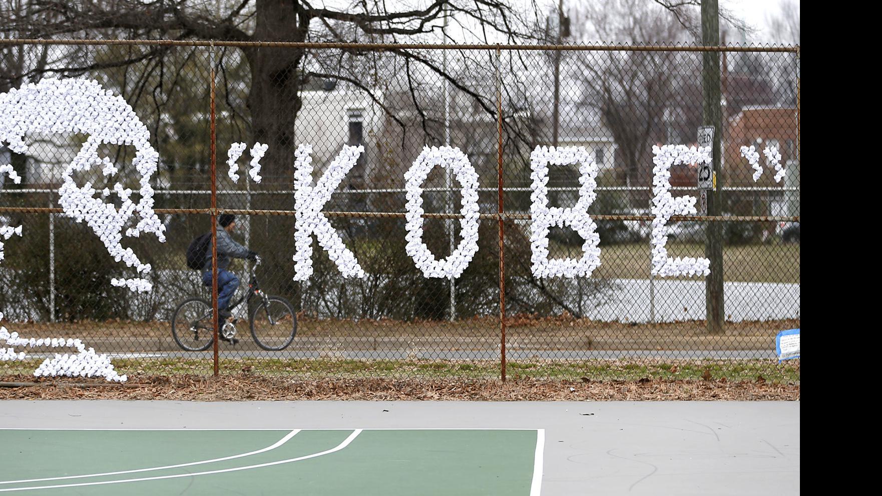 Richmond Artist Creates Kobe Bryant Mural At Randolph Basketball