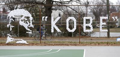 Richmond Artist Creates Kobe Bryant Mural At Randolph Basketball