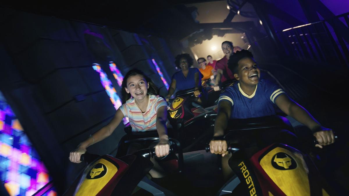 DarKoaster New for 2023 Indoor Coaster Animation Busch Gardens